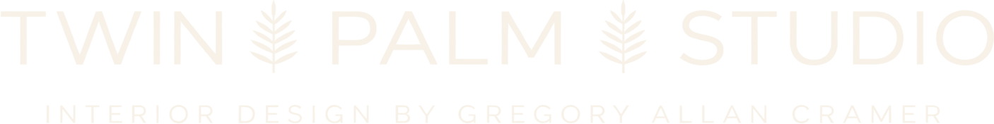 Twin Palm Studio, interior design by Gregory Allan Cramer
